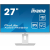 IIYAMA Monitor 27 cali ProLite XUB2792QSU-W6 IPS QHD HAS 100Hz USB SLIM Sklep KOZIENICE RADOM