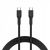 CANYON Kabel OnWire 60CL C-C 60W w oplocie 1m Czarny