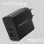 Qoltec Ładowarka Super Quick PD 1xUSB-C 1xUSB 90W 5-20V 2.4-4.35A Czarna