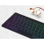 CANYON Klawiatura HKB-W11 UK/US RGB Dwa Tryby Bezprz. Czarna