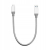 Verbatim USB kabel (3.1), USB A M - USB C (M), 0.3m, srebrny, box, 48868