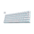 ROYAL KLUDGE RK61 White Gaming Keyboard Red switch