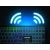 CANYON Klawiatura HKB-W11 UK/US RGB Dwa Tryby Bezprz. Czarna