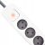 Qoltec Listwa antyprzepięciowa 6 gniazd 2 x USB 1.8m Biało-szara