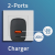 Qoltec Ładowarka GaN POWER PRO 1xUSB-C 1xUSB 30W 5-20V 1.5-3A 52377