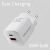Qoltec Ładowarka 35W GaN ULTRA 5-20V 2.25-3A 1xUSB C PD 1xUSB 3.0