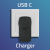Qoltec Ładowarka Super Quick PD 1xUSB-C 65W 5-20V 3-3.25A Czarna