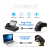Qoltec Laserowy czytnik kodów kreskowych 1D USB Czarny 50876