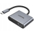 Unitek D1049A HUB USB-C na HDMI VGA USB PD