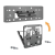 Uchwyt Maclean, Do TV, Kompatybilny z telewizorami Samsung QLED Q7F/Q7FN/Q8C/Q9F/Q9FN/Q85R/Q90R/Q900R/Q950R/Q900, 75