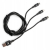 Unitek przewód ładujący USB 3 w 1 czarny C14049BK