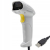 Qoltec Laserowy czytnik kodów kreskowych 1D USB Biały 50877