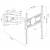 Uchwyt do TV Maclean, max VESA 400x400, 32-75