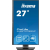 IIYAMA Monitor 27 cali XUB2797QSNP-B1 IPS QHD USB-c Dock, KVM HDMI