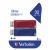 Verbatim USB 2.0, 32GB, Slider, niebieski, czerwony, 49327, USB A