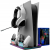 CANYON Podstawka chłodząca CS51 RGB PS5 Slim DE Ładowanie Czarna