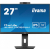 IIYAMA Monitor 27 cali XUB2790QSUH-B1 IPS QHD CAM MIC HDMI DP 3xUSB 100Hz