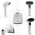 Qoltec Czytnik kodów kreskowych 1D CCD USB Biały 50865