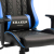 Fotel gamingowy KRAKEN Helios ekoskóra czarno-niebieski