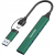 CANYON HUB DS-02 4 w 1 USB-A/C Zielony