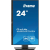 IIYAMA Monitor 24 cale XUB2497HSN-B2 IPS USB-C Dock HDMI DP Pivot HAS