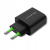 Qoltec Ładowarka sieciowa 18W 5-12V 1.5-3A USB typ C PD USB QC 3.0 Czarna