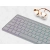 CANYON Klawiatura HKB-W11 UK/US RGB Dwa Tryby Bezprzewodowa Szara