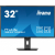 IIYAMA Monitor 32 cale XB3270QSU-B1 IPS WQHD HDMI DP 100Hz 2x2W USB HAS WQHD  2560 x 1440 Sklep KOZIENICE RADOM