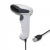 Qoltec Czytnik kodów kreskowych 1D CCD USB Biały 50865