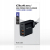Qoltec Ładowarka GaN POWER PRO 2xUSB-C 2xUSB 130W 5-20V 1.5-5A PD Czarna