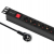 Qoltec Listwa zasilająca PDU do RACK 19" 1U 16A 6xSCHUKO 2m
