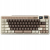 ROYAL KLUDGE RK M70 Mocha Grey Gaming Keyboard Beige switch