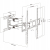 Maclean Uchwyt do TV max VESA 800x600 43-100