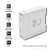 Qoltec Zasilacz na szynę DIN 10W 12V 0.83A Biały Slim