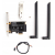 Unitek Karta sieciowa WiFi 6 na PCI-E, BT 5.2