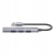 Unitek Hub USB-A 1*USB-A 5 Gbps, 3*USB-A 2.0 alu
