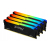 Kingston Pamięć DDR4 Fury Beast RGB 128GB(4*32GB)/3600 CL18