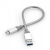 Verbatim USB kabel (3.1), USB A M - USB C (M), 0.3m, srebrny, box, 48868