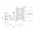 UCHWYT TV 10-42" 15KG AR-83 ART reg.pion/poz