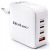 Qoltec Ładowarka sieciowa 140W GaN 5-20V 2.5-5A 3x USB-C PD 1x USB QC 3.0