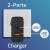 Qoltec Ładowarka Super Quick PD 1xUSB-C 1xUSB 65W 5-20V 1.5-3.25A Czarna
