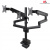 Maclean Uchwyt biurkowy 3 monitory VESA 75x75 100x100 17-27