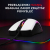 Rampage SMX-R44V2 gamingowa 12800 DPI RGB LED 1K Hz HUANO Makro biała