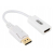 Adapter DisplayPort - HDMI 4K; Y-6332 BIAŁY