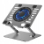 Podstawka pod laptop ART P12 alu.13/24/23cm reg.wys+kąta wentylator+LED