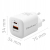 Qoltec Ładowarka 35W GaN ULTRA 5-20V 2.25-3A 1xUSB C PD 1xUSB 3.0