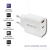 Qoltec Ładowarka sieciowa 18W 5-12V 1.5-3A USB typ C PD USB QC 3.0 Biała