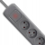 Qoltec Listwa antyprzepięciowa 6 gniazd 2 x USB 1.8m Szara
