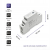 Qoltec Zasilacz na szynę DIN 15W 24V 0.625A Szary