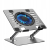 Podstawka pod laptop ART P12 alu.13/24/23cm reg.wys+kąta wentylator+LED